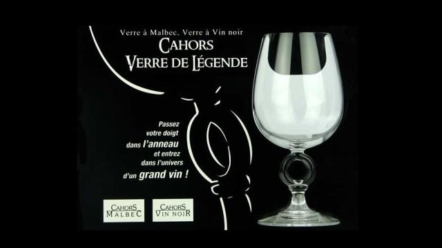 Création originale verre de Cahors Malbec